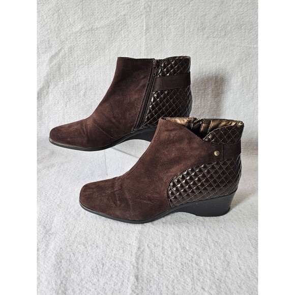 Life Stride Shoe Boot Women's Brown Booties Style Escalate too Size 11 - Picture 1 of 7